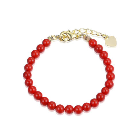 J - PB1 * -4mm red bracelet