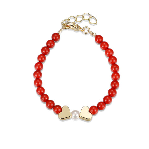 J - PB16 *  Beaded Bracelet 4.5 inch